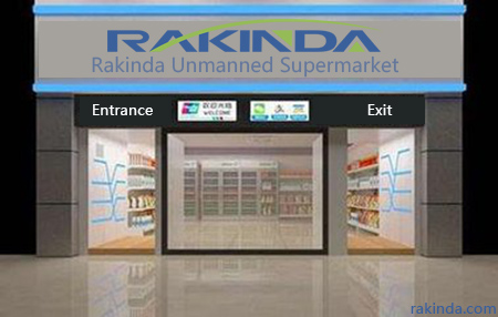 Rakinda Unmanned stores with RFID barcode scanner technology 