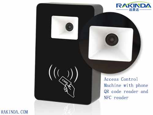 Access Control Machine with phone QR code reader and NFC reader