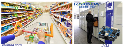 LV12 Barcode Scanner Helps Supermarket Lockers
