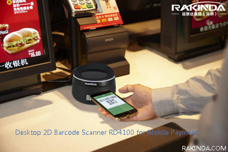 Desktop 2D Barcode Scanner RD4100 for Mobile Payment