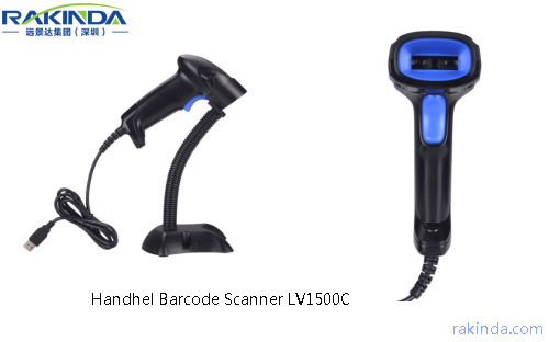 Rakinda latest 1D handheld barcode scanner LV1500C 