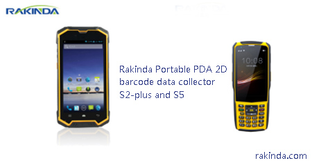Rakinda Portable PDA 2D barcode data collector S2-plus and S5 